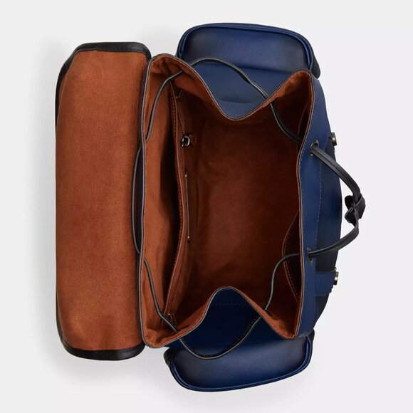 🥰 Coach Hitch Backpack Deep Blue - Picture 4 of 16